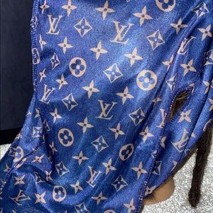 Blue LV Durag